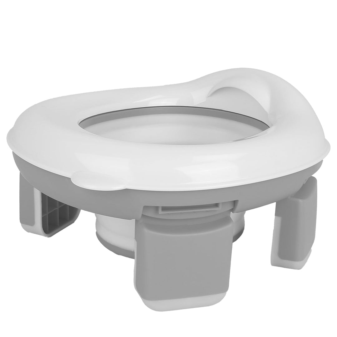Portable Toddler Potty Toilet Foldable Potty Training Seat Cover with Splash Guard Include Storage Bag 20Psc Potty Bags Baby Toilet Trainer for Indoor