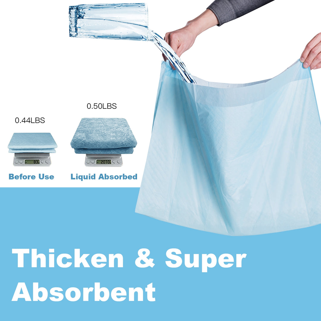 200 Pieces 24 x 24 Inch Pet Wee Pee Piddle Pad