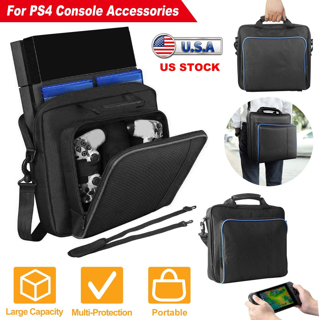 Travel Carry Case For PlayStation4 PS4 Console Accessories Handbag w/Shoulder Strap