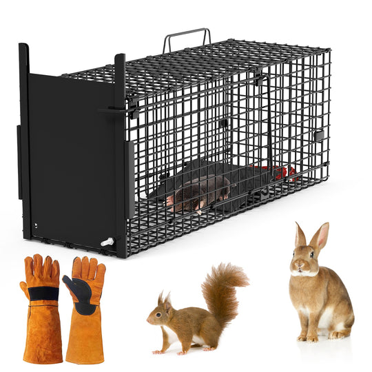 40in Live Animal Trap Cage - Humane Catch & Release