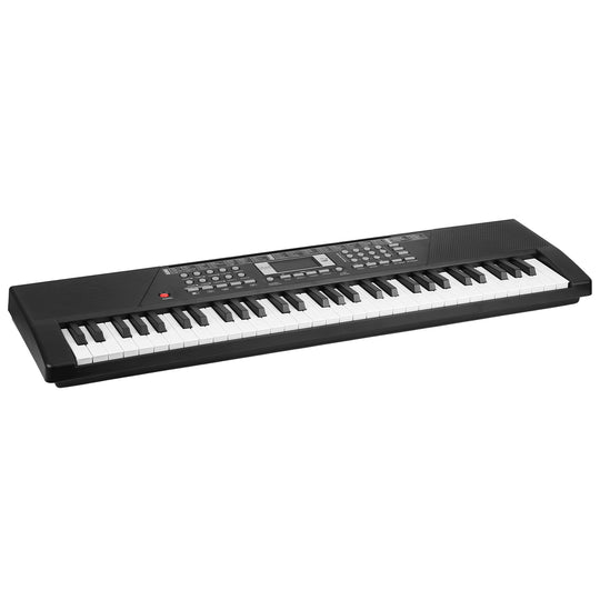 61 Keys Digital Music Keyboard Electric Piano Electronic Musical Instrument Kids Learning Keyboard with Stand Light Up Keys Microphone for 3-12 Year O
