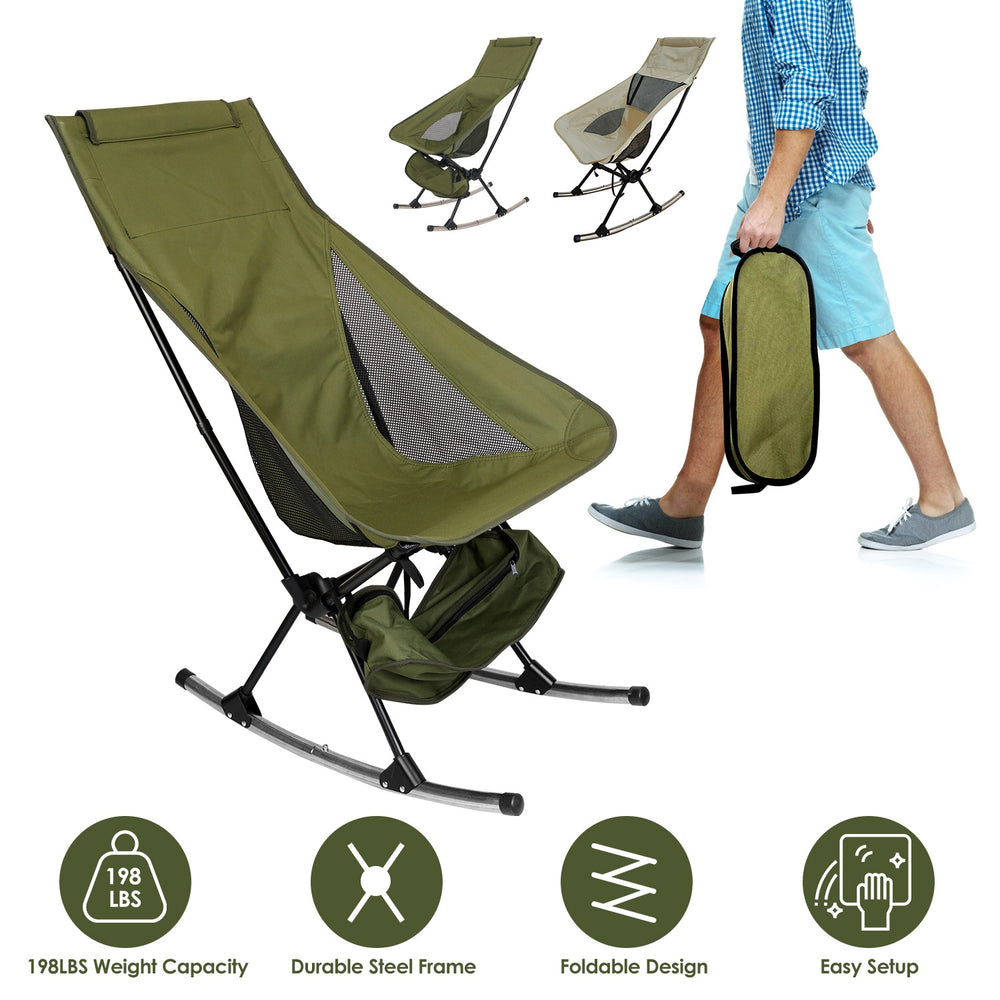 GBruno Portable Camping Rocking Chair