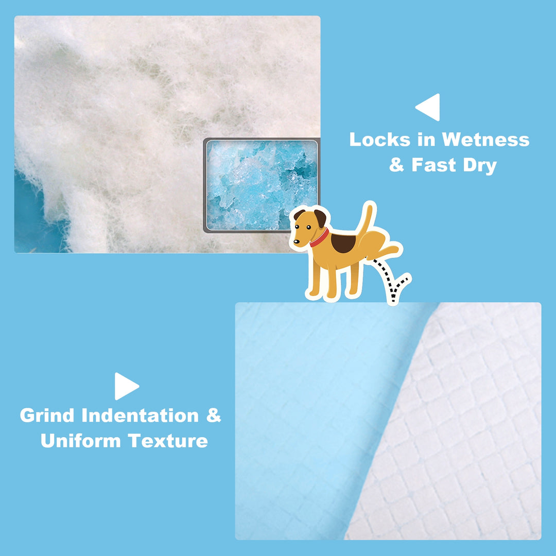 200 Pieces 24 x 24 Inch Pet Wee Pee Piddle Pad