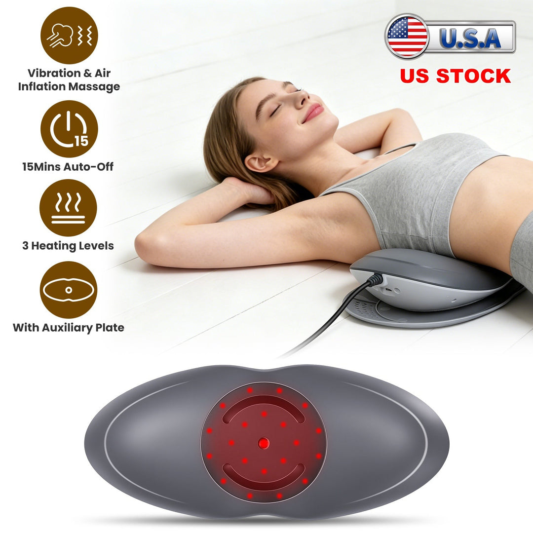 Electric Lumbar Traction Device with Heat & Massage