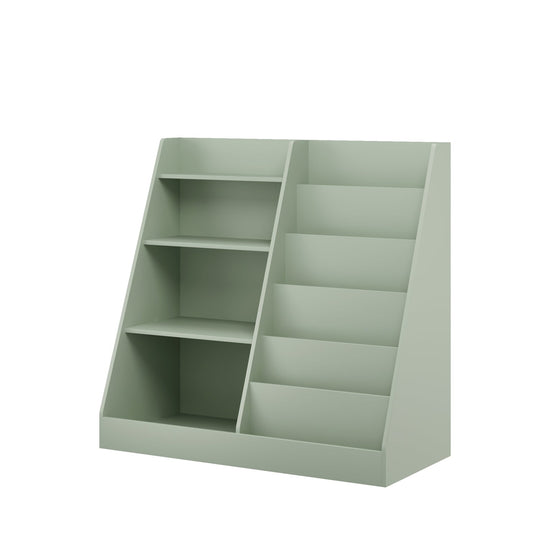 Kids Bookshelf with Toy Storage Organizer, 34.65" Multi-Tier