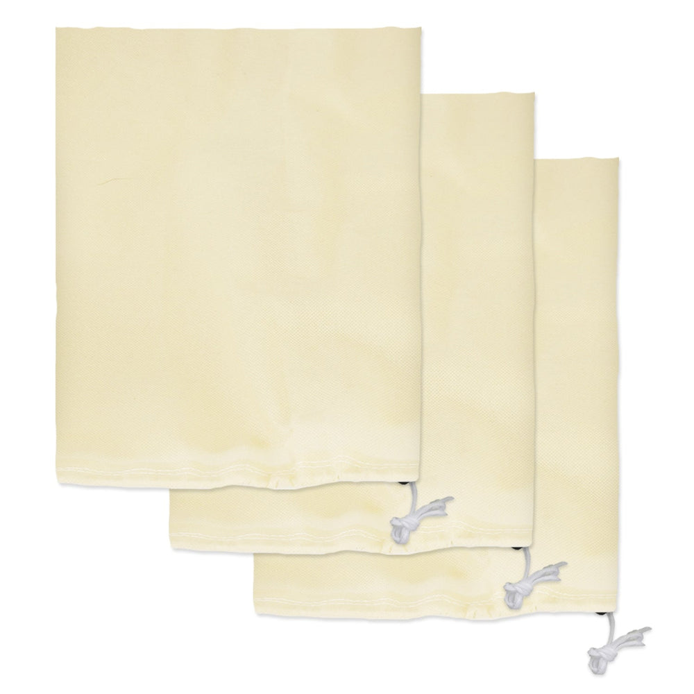 3Pcs Winter Plant Cover Bags with Drawstring 32.67x43.3in Plant Freeze Protector Reusable Non-Woven Plant Frost Blanket for Outdoor Garden Plants