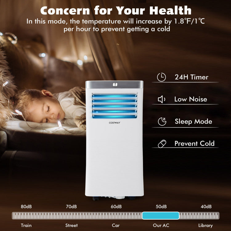 10,000 BTU Portable AC with Remote
