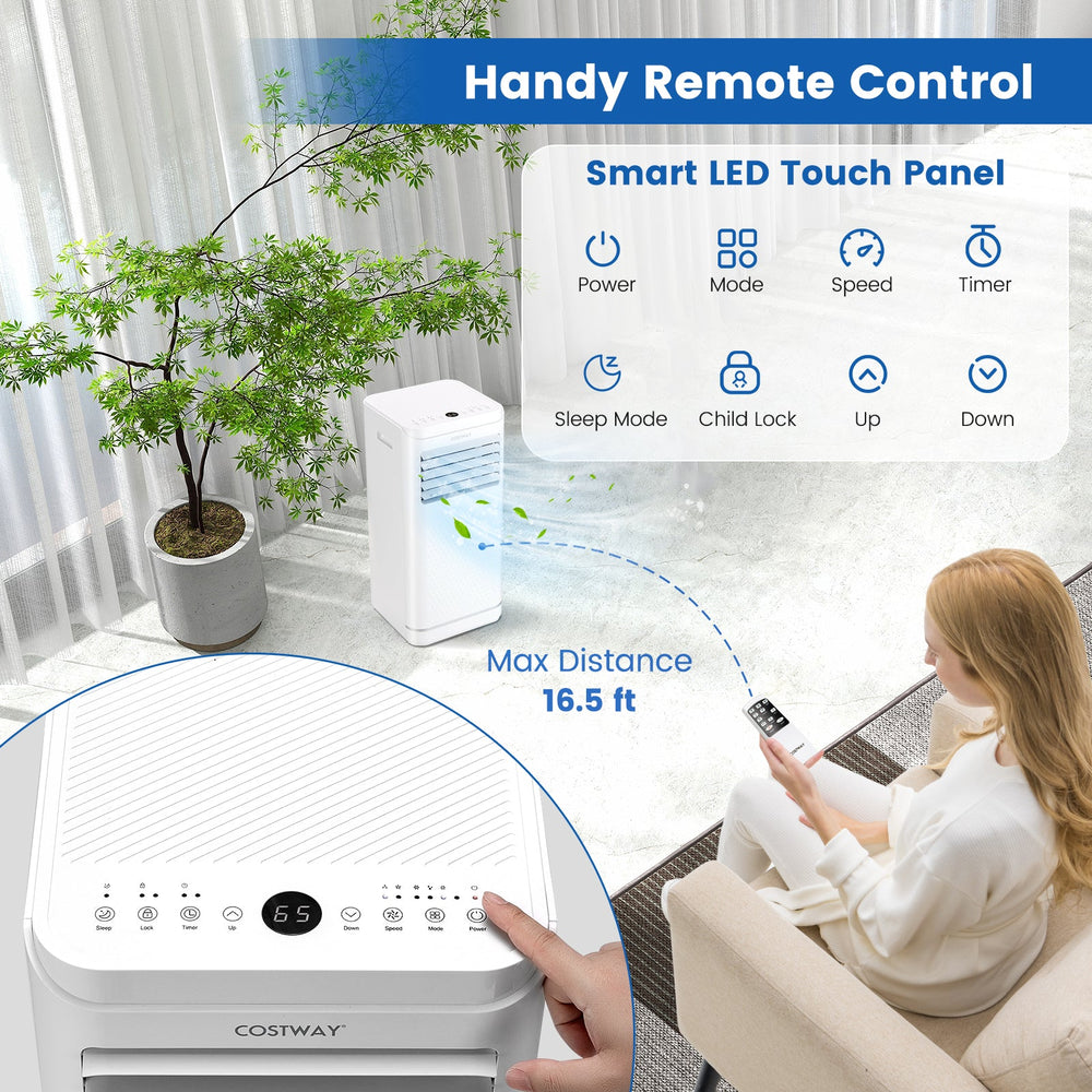 10000 BTU Portable Air Conditioner with Dehumidifier