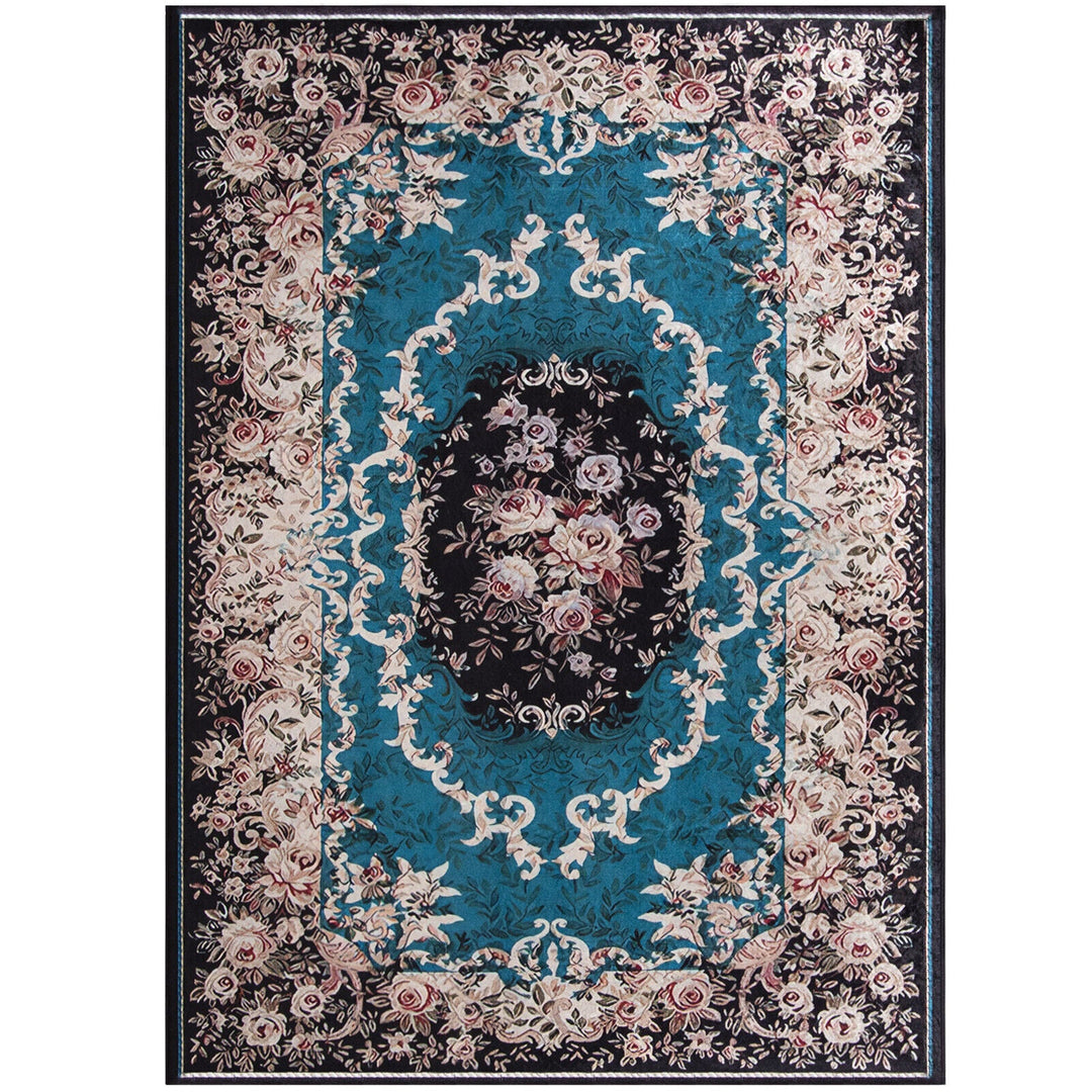 Area Rug with Non-Shedding Surface and Anti-slip Bottom