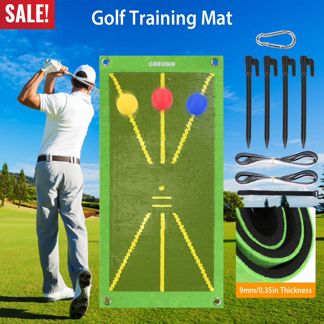 GBruno 18.85x9.25x0.35in Golf Training Mat