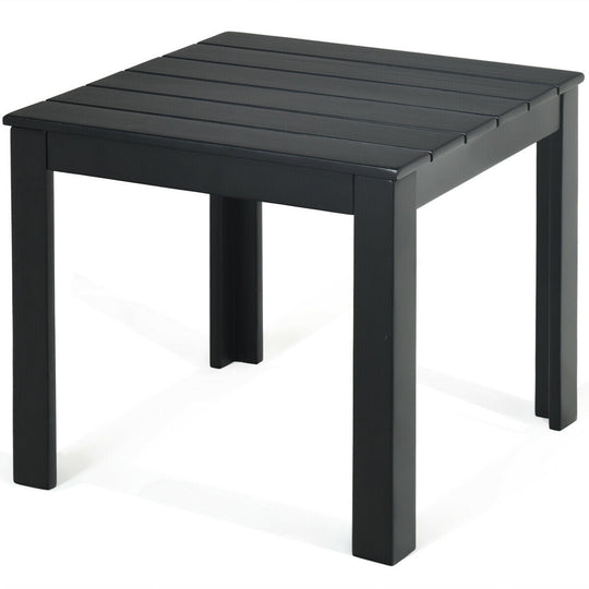 Wooden Square Patio Coffee Bistro Table