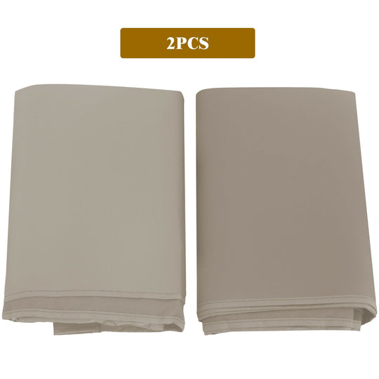 16' x 8' 2Pcs Universal Replacement Canopy for Pergola Structure Sun Awning-Brown