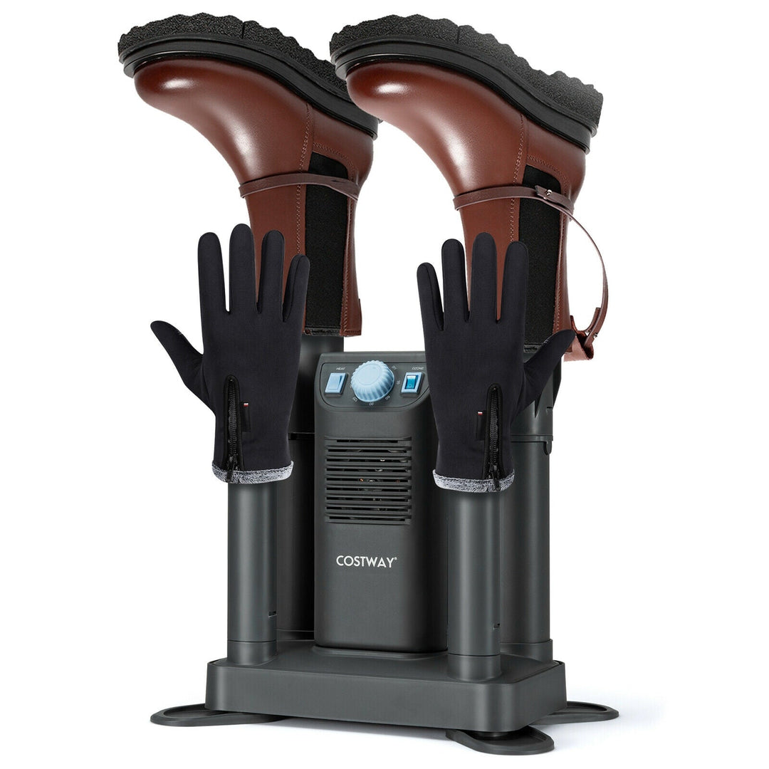 Electric Shoe Boot Dryer 4 Shoes with 180 Mins Timer Ozone Disinfection