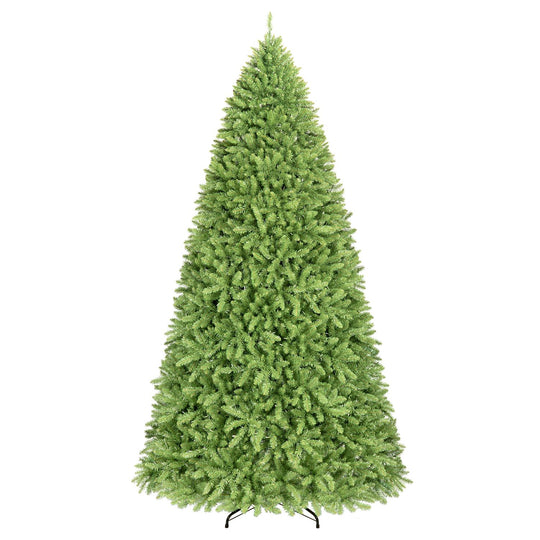 10 FT Pre-Lit Artificial Christmas Tree with 1100 Warm White LED Lights