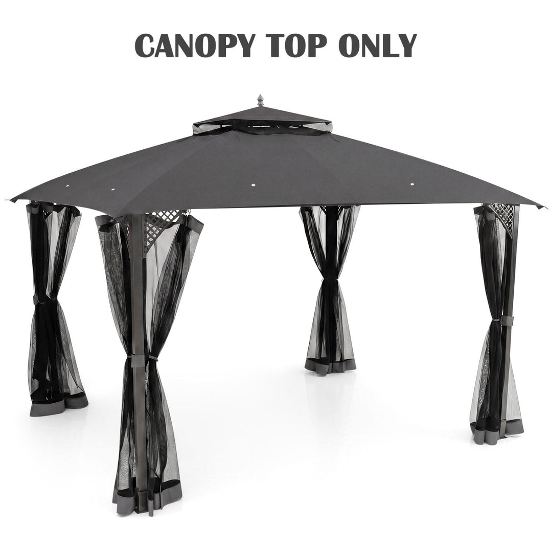 10' x 12' Gazebo Replacement Canopy Top with Air Vent