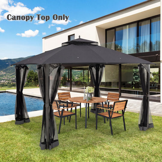 10' x 12' Gazebo Replacement Canopy Top with Air Vent