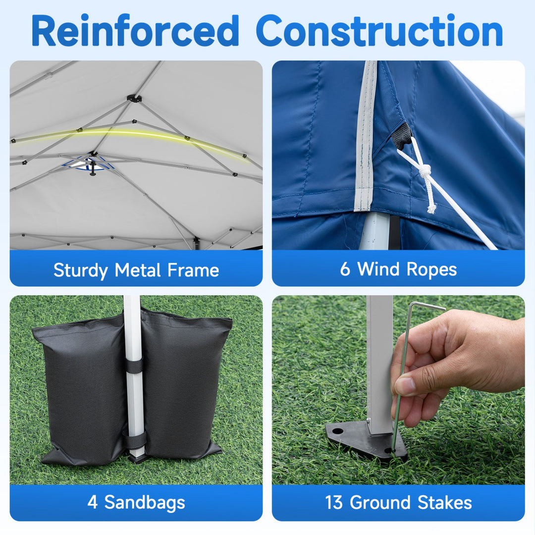 Pop Up Canopy Tent 10x20 FT with 6 Sidewalls