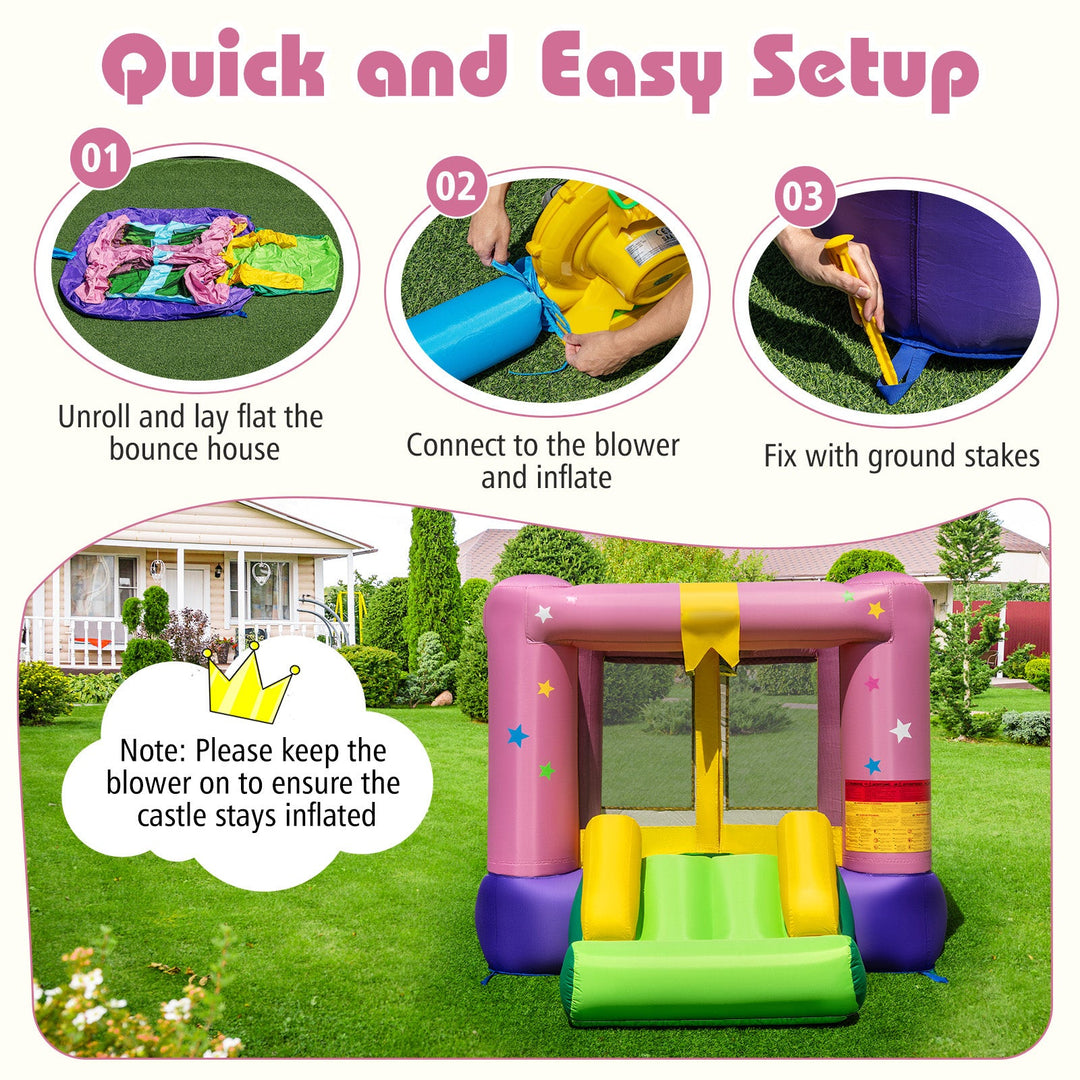 Bouncy Castle with Jumping Area and 520W Blower