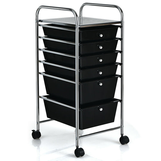 6 Drawers Rolling Storage Cart Organizer