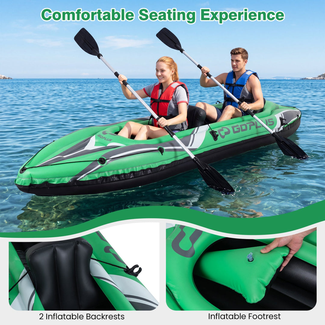 Inflatable Kayak 2 Person 11.5 Feet with Aluminum Paddles
