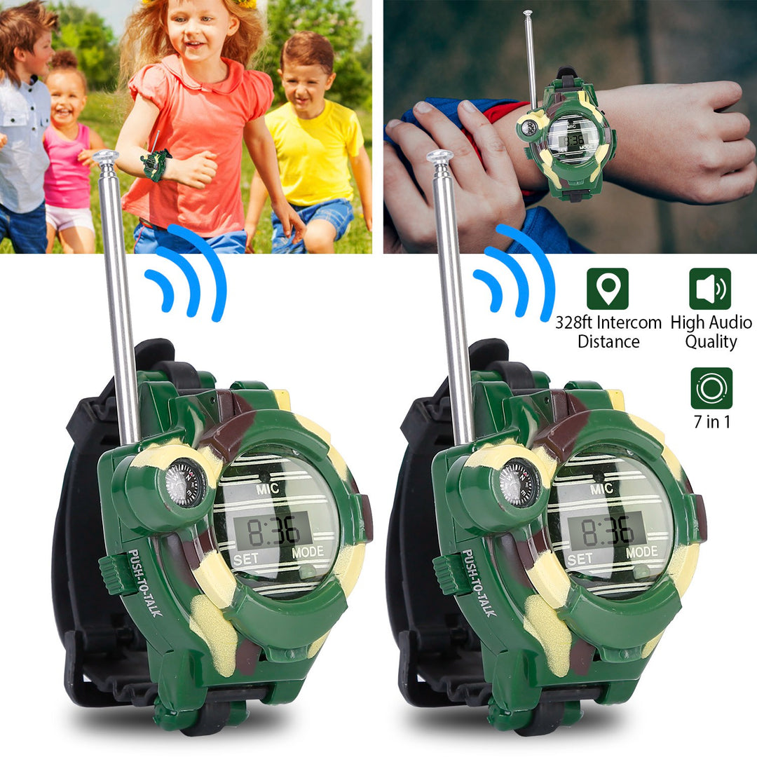 GBruno 2Pcs Walkie Talkies Watches Toy