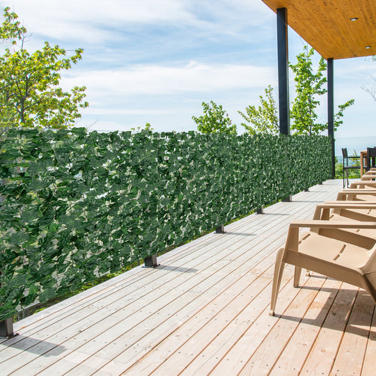 120 x 40  Inch Artificial Ivy Privacy Fence