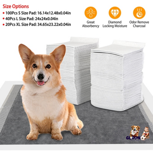 GBruno 100Pcs Dog Pee Training Pads