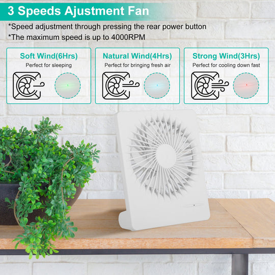 GBruno Portable Desk Fan