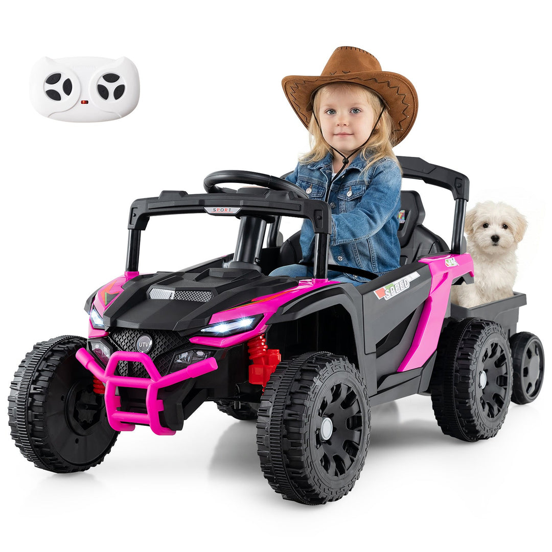 12V Battery Powered Ride On Tractor with Parent Remote Control