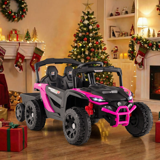 12V Battery Powered Ride On Tractor with Parent Remote Control