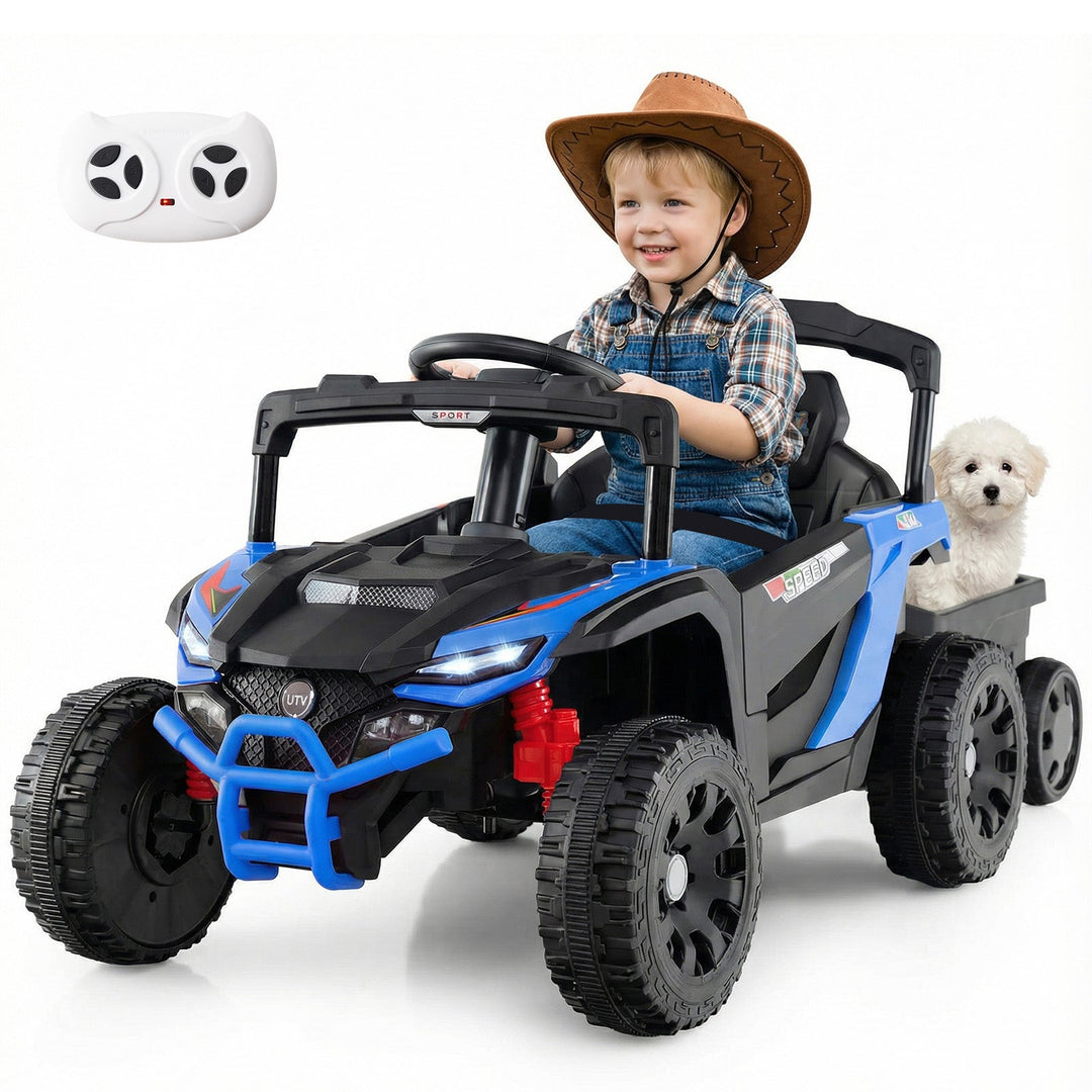 12V Battery Powered Ride On Tractor with Parent Remote Control