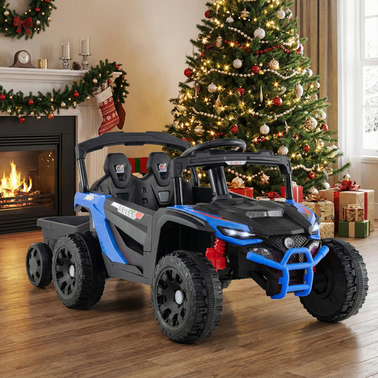 12V Battery Powered Ride On Tractor with Parent Remote Control