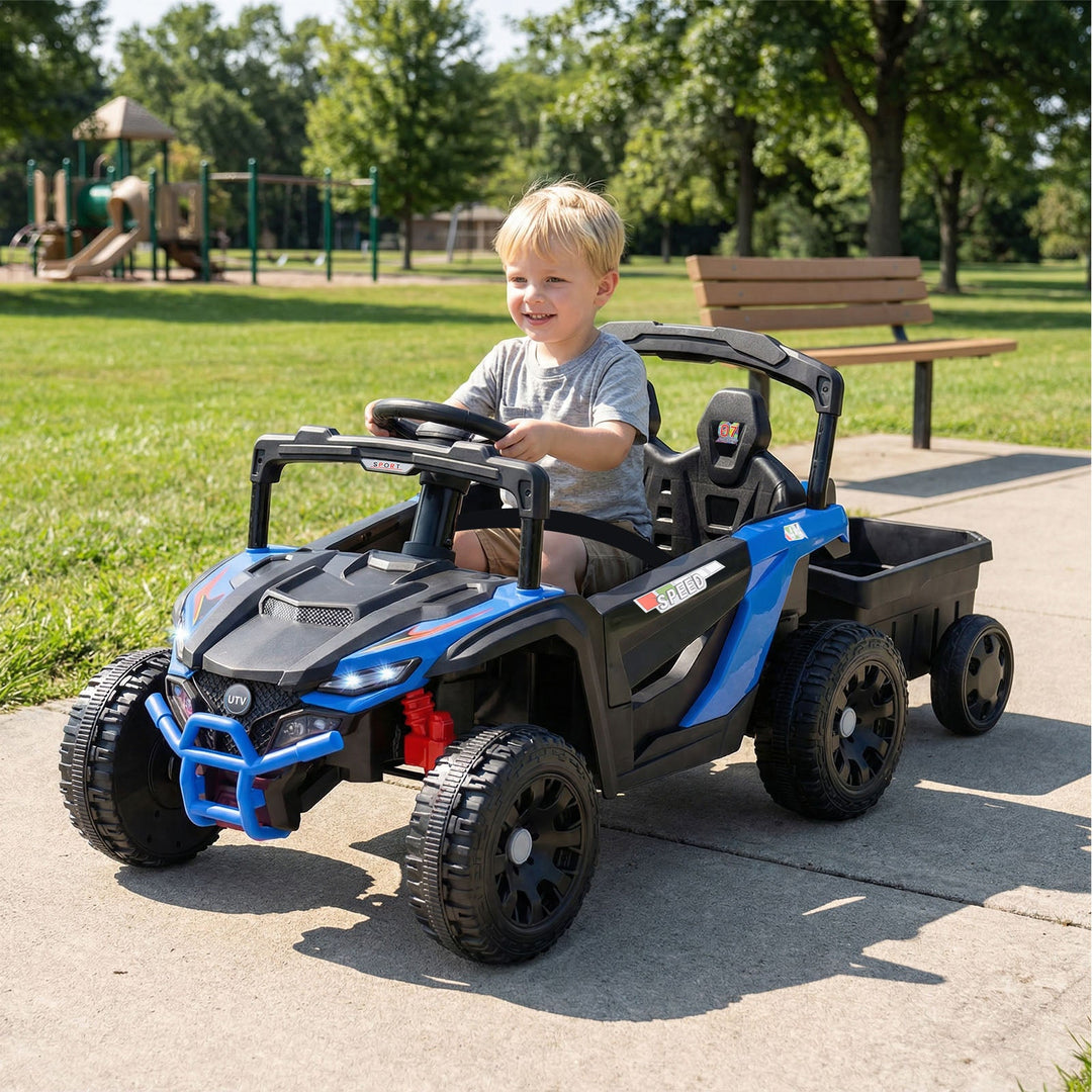 12V Battery Powered Ride On Tractor with Parent Remote Control