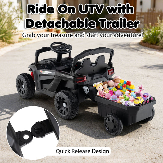12V Battery Powered Ride On Tractor with Parent Remote Control