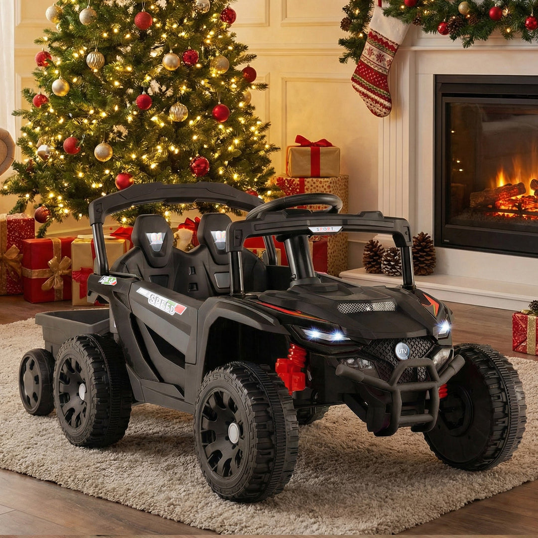 12V Battery Powered Ride On Tractor with Parent Remote Control