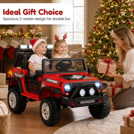 12V Electric Kids Ride On Car 2-Seater with Remote Control