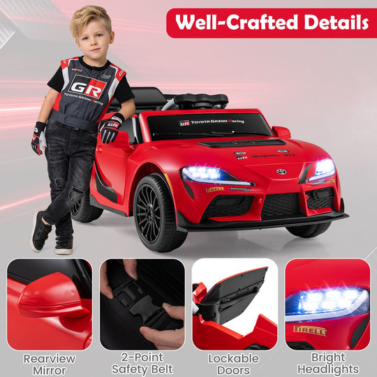 12V Kids Electric Car with Parent Remote Control and Msuic Licensed Toyota