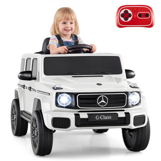 12V Kids Ride On Car Licensed Mercedes Benz EQG 580 for 3-8 Years