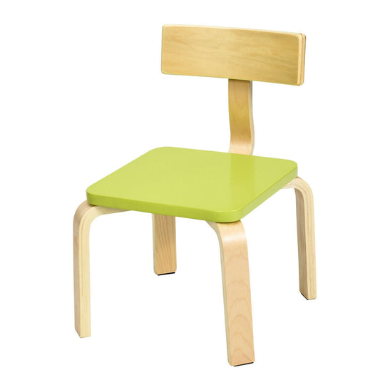 3 Piece Kids Wooden Activity Table and 2 Chairs Set