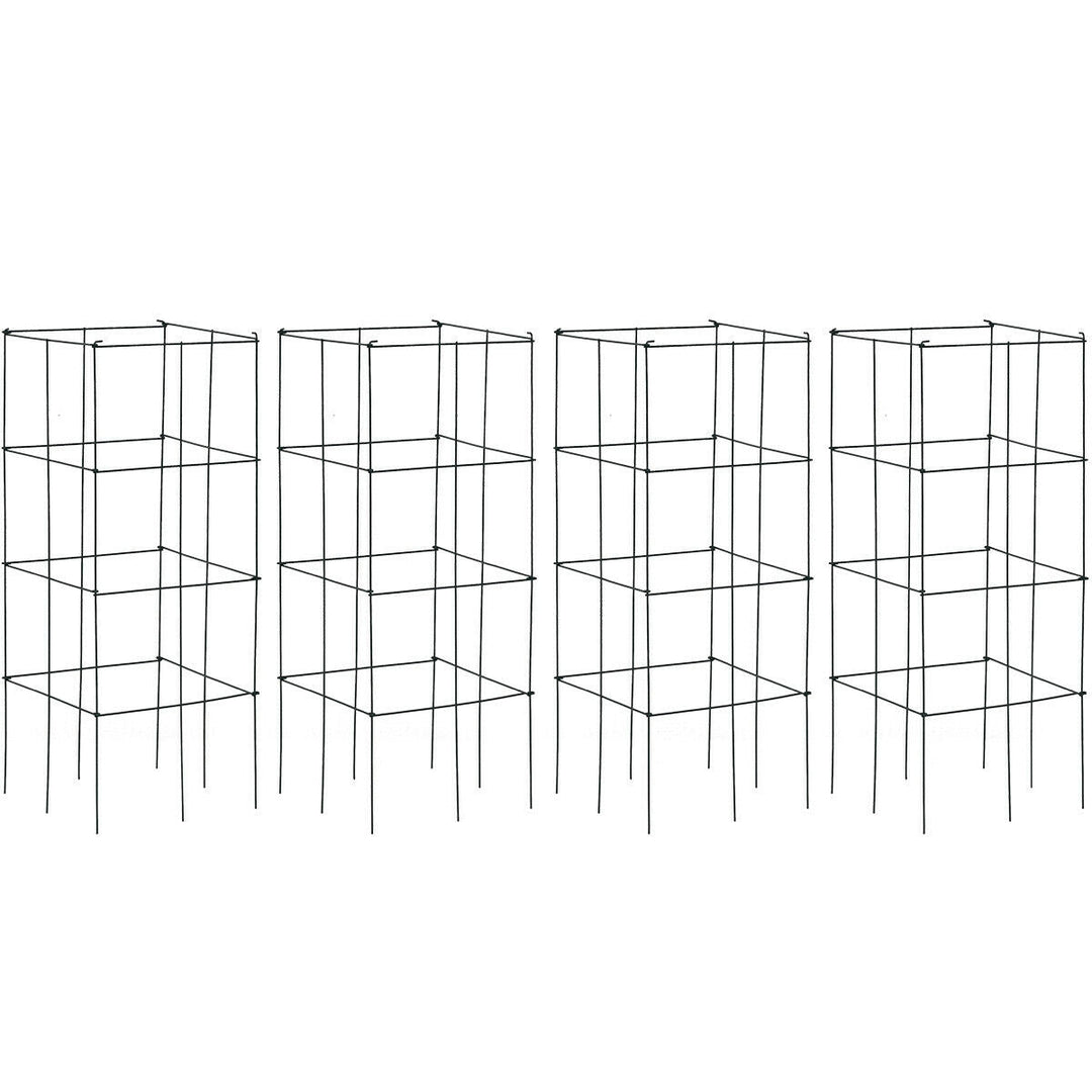 4 Pack Garden Trellis for Climbing Plants for Flower Vegetable