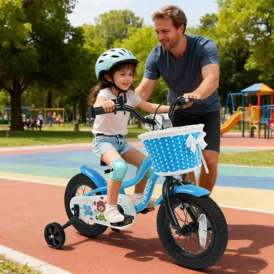 24V Ride on Tractor with Detachable Trailer and Music for Boys Girls