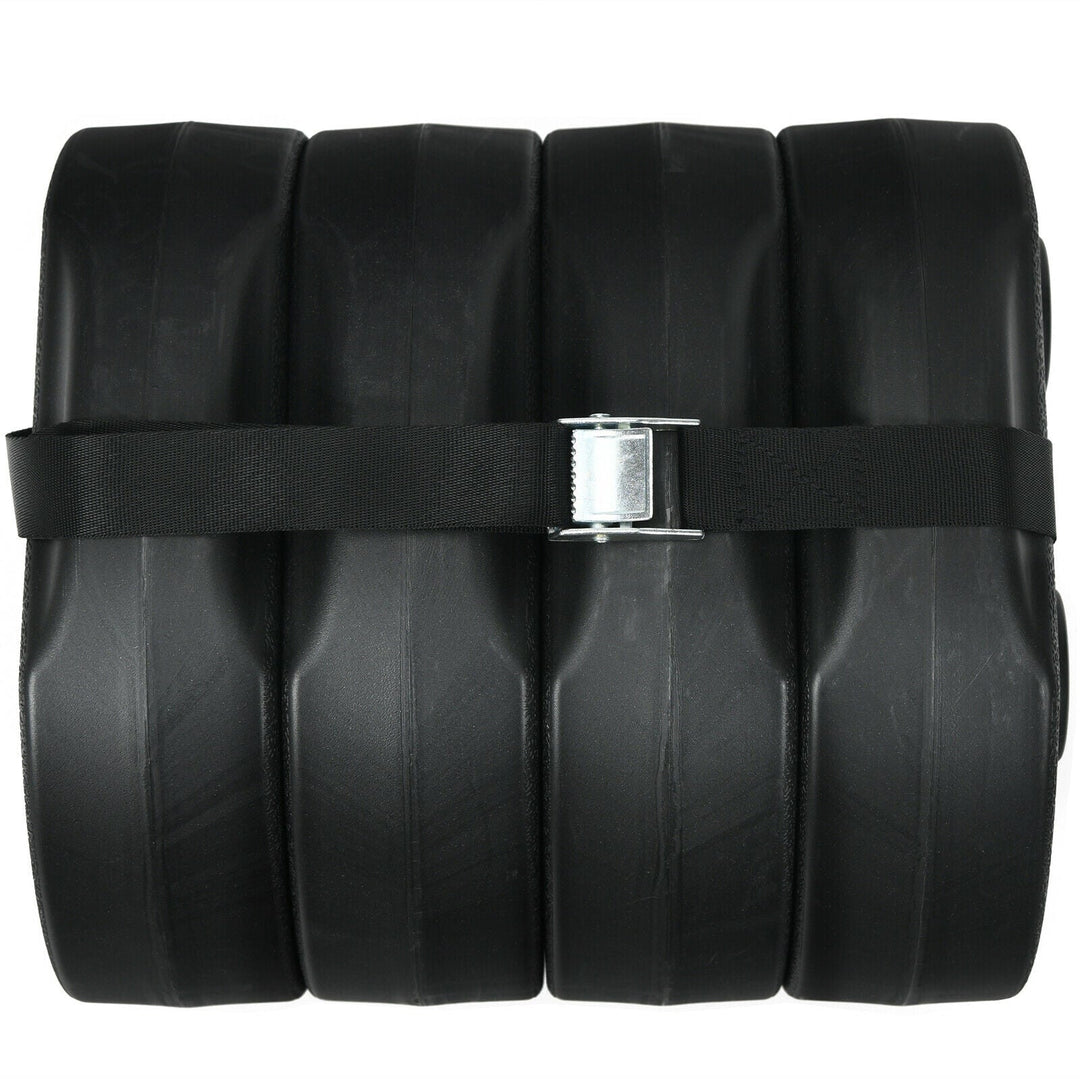 Set of 4 Canopy Weights 20lbs Weight Plate Kit with No-Pinch Design