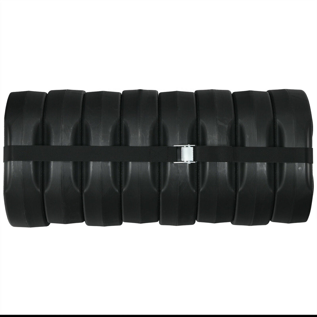 Set of 8 Canopy Weights 40lbs Weight Plate Kit with No-Pinch Design