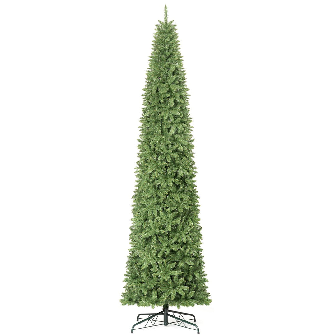 12 FT Artificial Christmas Tree with 1818 PVC Branch Tips-XL
