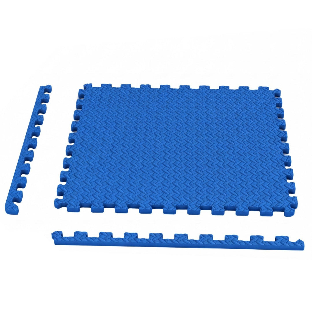 Puzzle Exercise Floor Mats 1/2 Inch Thick - 12 Tiles