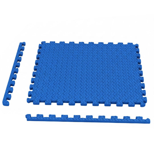 Puzzle Exercise Floor Mats 1/2 Inch Thick - 12 Tiles