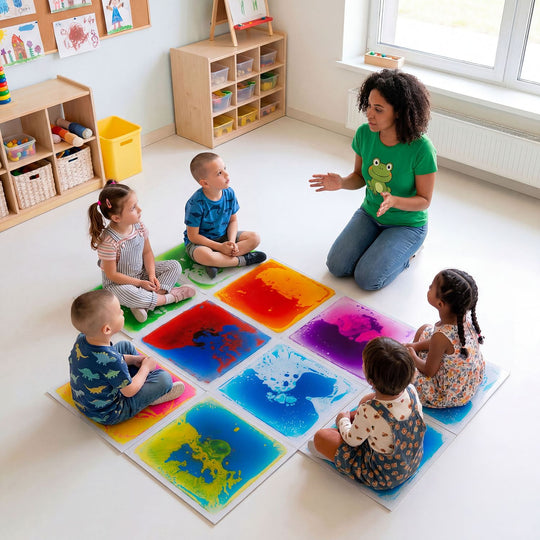 12" x 12" Toddler Sensory Floor Titles