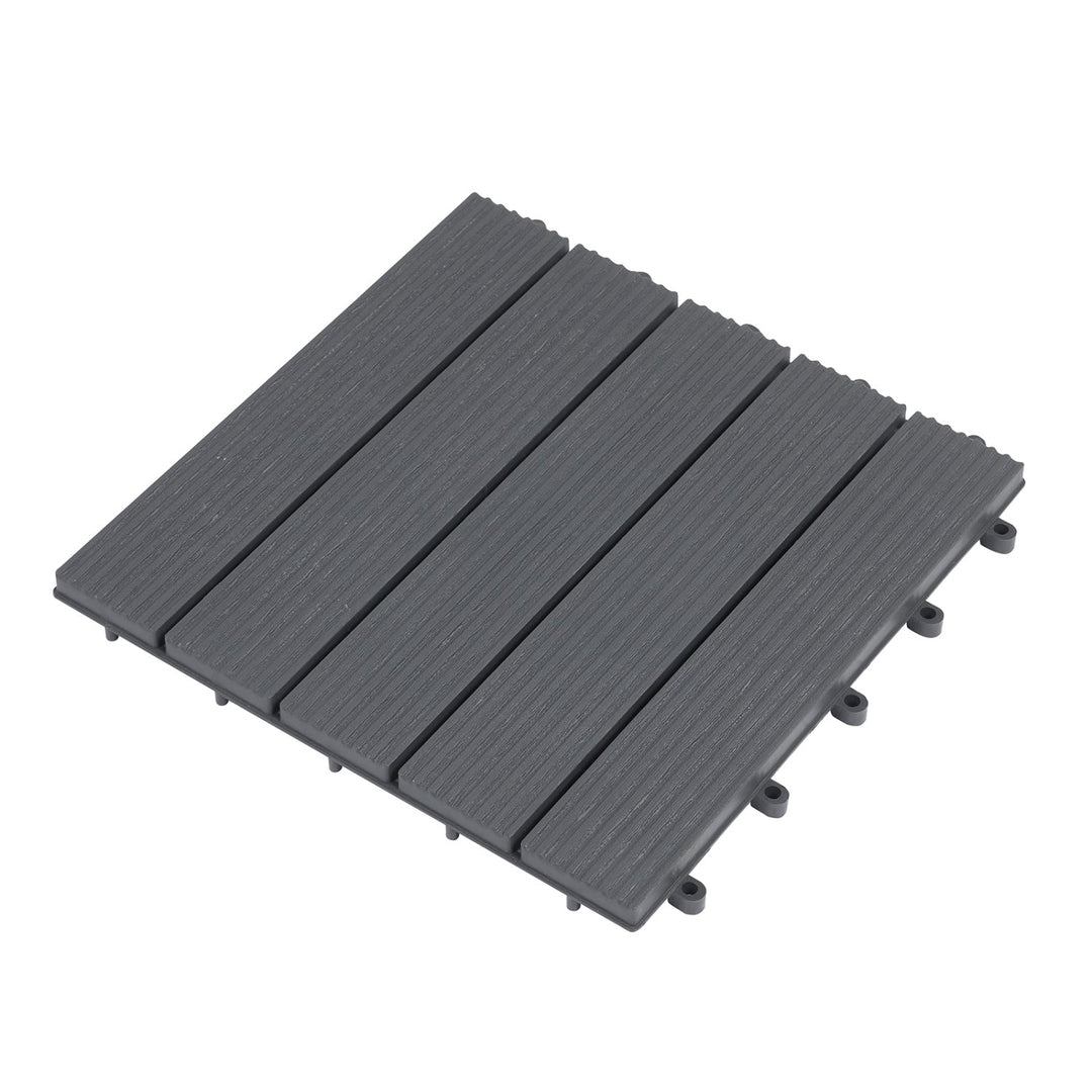 Interlocking Deck Tiles 12x12 Inch Waterproof PP Plastic