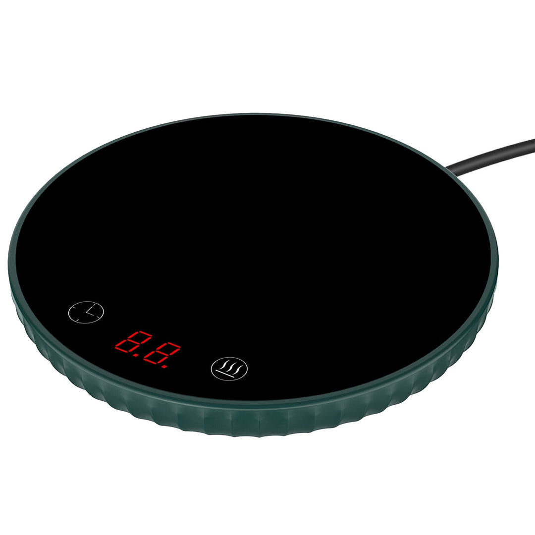 Desktop Electric Cup Warmer 8Hours Auto Off Overheating Protection Smart Timer Setting 2 Temperature Levels 104¡F to 140¡F Ceramic Heating Panel For O