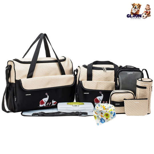 GBruno 11Pcs Baby Nappy Diaper Bags